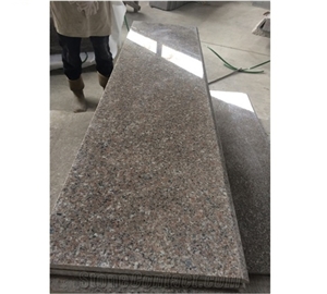 Polished G664 Brown Black Granite Tiles