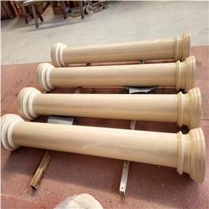 Royal Botticino Marble Pillars Stone Columns Roman Style