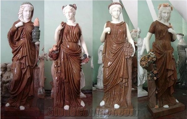 Western Human Women Beauty Sculptures & Statues