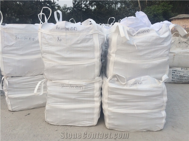 Wholesale Garden Snow White Pebble And Crushed Stone
