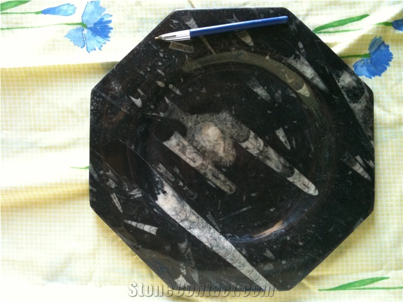 Fossilized Marble Dishes
