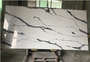 Calacatta Quartz Surfaces Black Veins