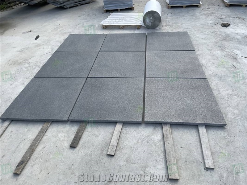 China Yixian Black Granite Tile Cheap Black Granite Tile