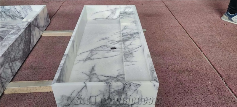 Customized Milas Lilac Marble Sinks