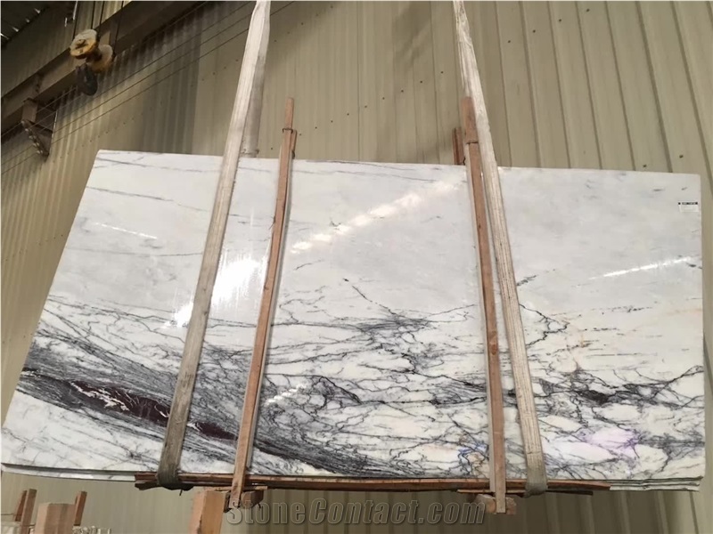 Milas Lilac White Marble Slabs For Floor Tiles Wall Tiles