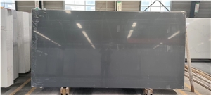 Light Grey Galaxy Tungne Grey Quartz Slab Engineered Stone