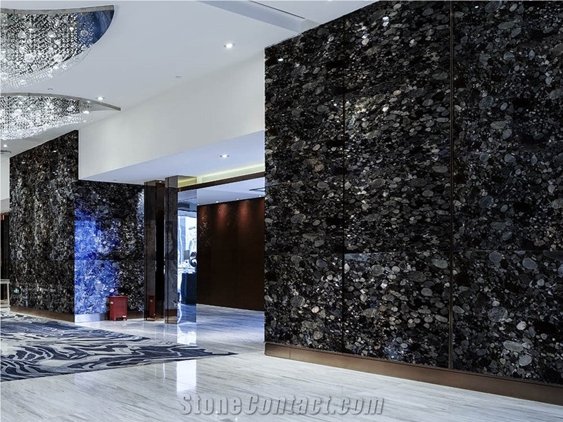 Black Mariance Granite Tiles For Floor And Wall Cladding