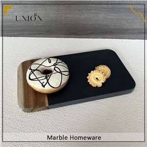 Marble Mix Wood Tray Cutting Board
