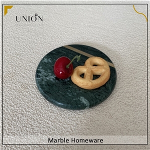 Round Green Coasters For Coffee Table Dining Bar Or Office