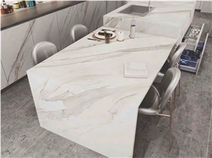 Garda Calacatta Gold Sintered Stone Kitchen Countertop