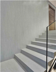 OBSIDIAN GREY SINTERED STONE FOR STAIRS WALL TILES