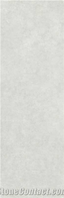 PLAIN CEMENT CREAM-WHITE SINTERED STONE TILES FLOORS
