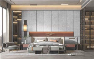 Semi White Color Sintered Stone Decor Panel Tile For Wall