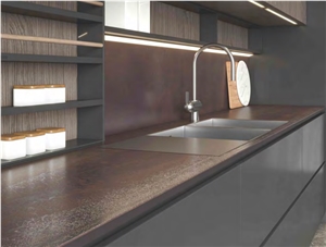 TITANIUM BROWN Sintered Stone Kitchen Top