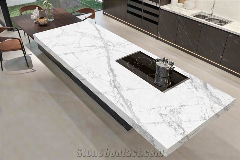 Turkey Invisible White Marble Look Sintered Wall Tiles