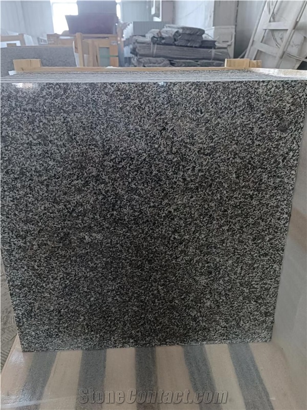Wulian Grey G3762 Granite Slab Tile Polished Flamed