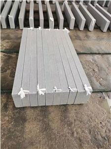 Black Zhangqiu Granite, Dark Grey Stone Fence Palisade
