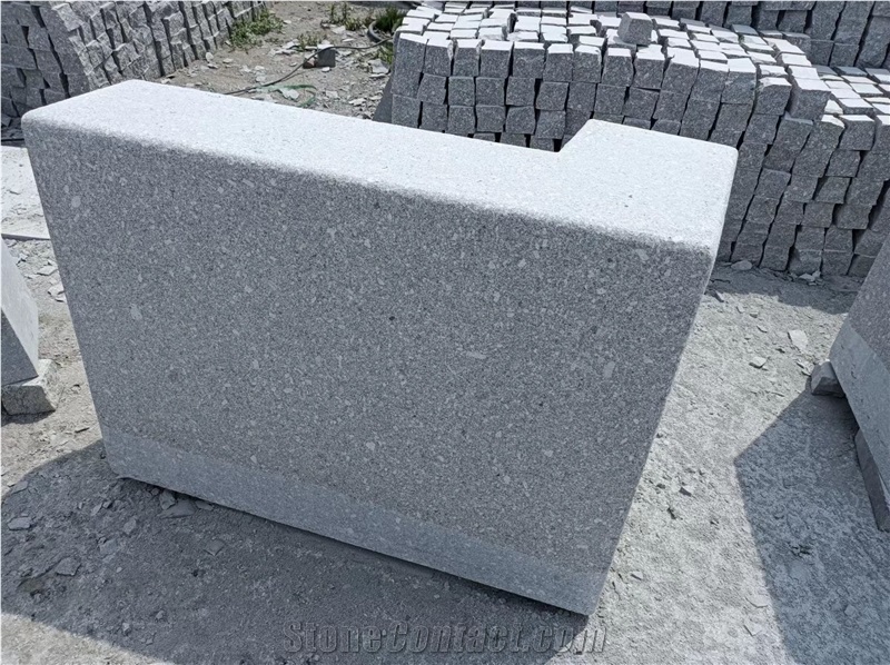Grey Granite Border Stone For Flower Bed Garden Sitting