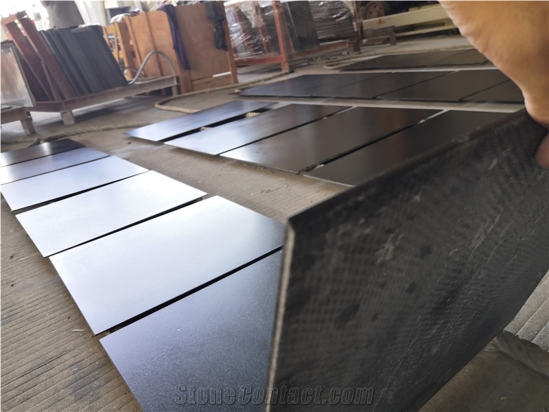 Absolute Black Marble Backed Fiberglass For Outdoor Wall