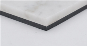ACM Backed Calacatta Marble Panel For Interior Wall