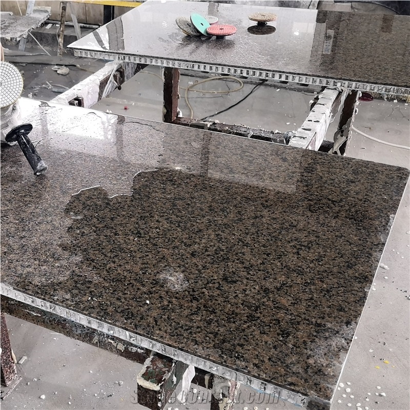Brown Granite Backed Aluminum Honeycomb Panels