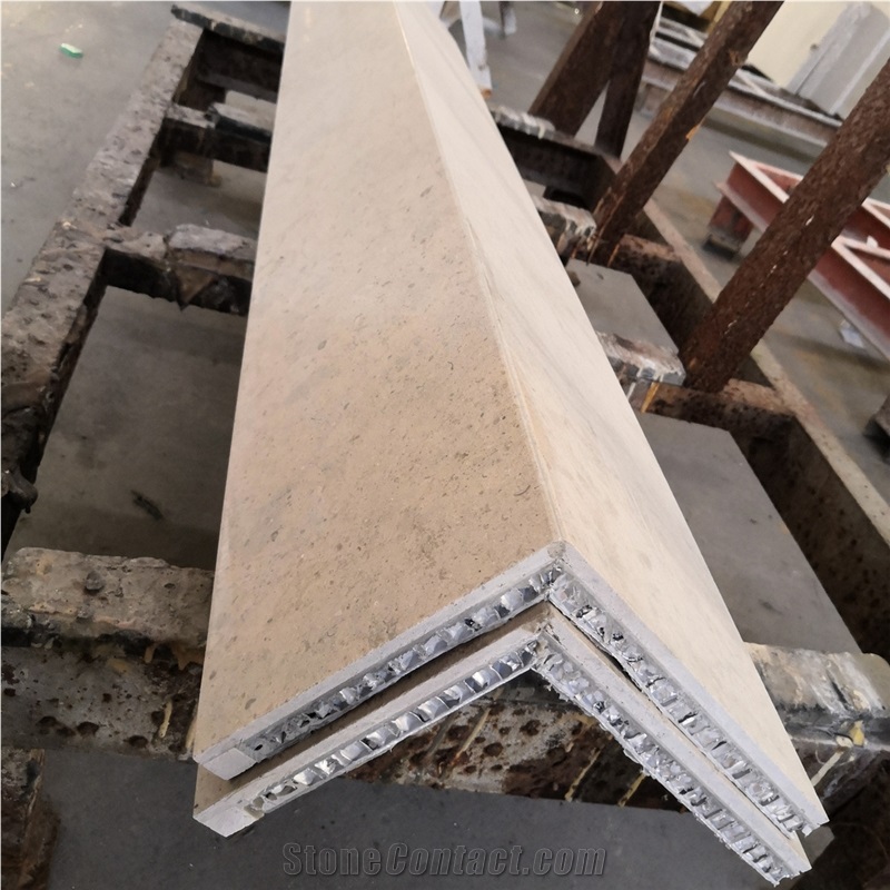 Pocaran Limestone Laminated Aluminum Honeycomb Panels