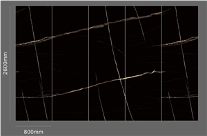 Cheap Price Nero Porto Sintered Stone Polished Slab