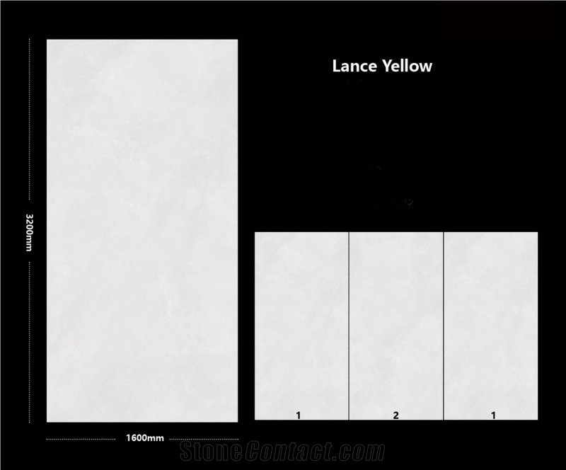 Good Quality Lance Yellow Honed Sintered Stone
