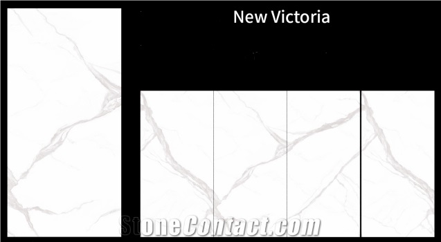 Graceful Sintered Stone New Victoria Polish Slab