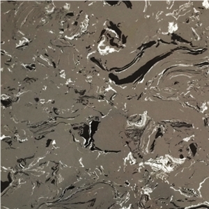 Persian Grey China Artificial Marble Slab With Good Quality