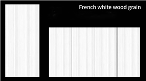 Sintered Stone French White Wooden Grain Polish Slab