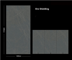 Sintered Stone Oro Shielding Polished Slab