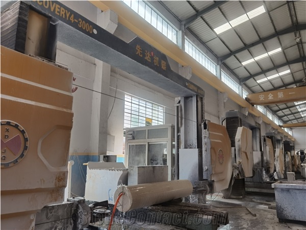 4 Axis Wire Saw Stone Cutting Machine For Processing Granite Marble