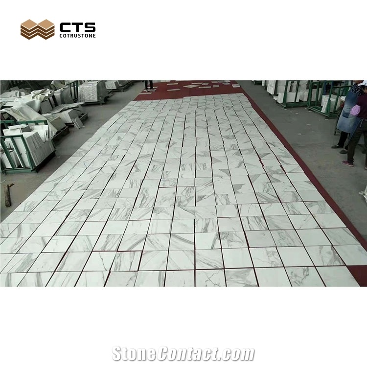 Natural Stone Modern Factory Price Bianco Calacatta Tiles