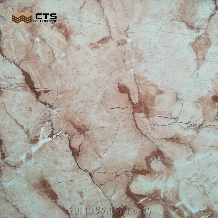 Pink Color Marble Modern Style Indoor Decor Select Type Slab