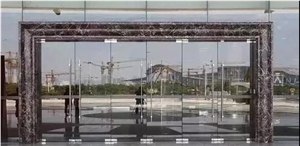 Marble Rosso Levanto Commerical Door Surrounding