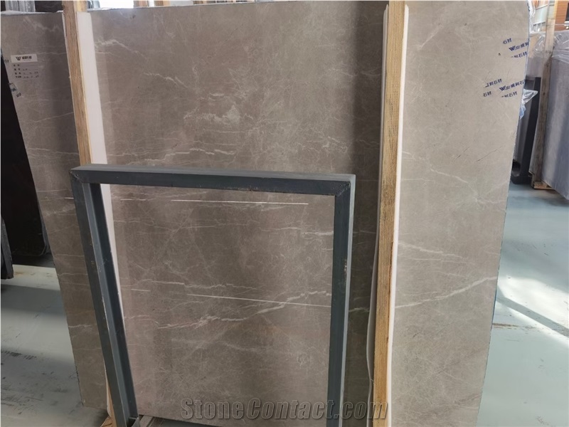 Dora Cloud Grey Marble Polished Slabs Floor Wall Tiles