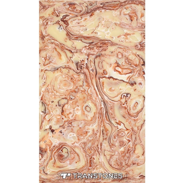 Translucent Artificial Alabaster Slabs Wall Panel