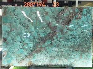 Amazon Green Quartzite Verde Paraiba Amazonite Slab
