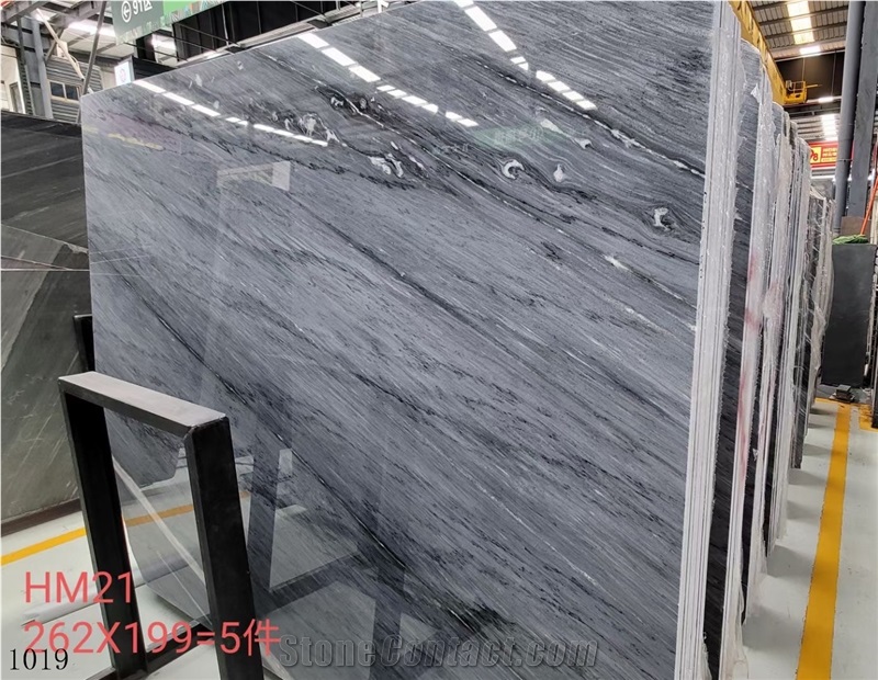 Cartier Grey Blue Marble Slab In China Stone Market
