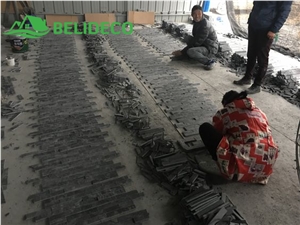 Natural Ledger Stone Panels For House Wall Fireplace 15X60cm