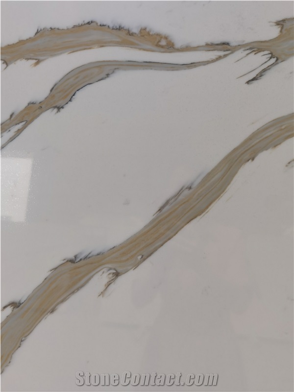 Calacatta Series Calacatta Everest Quartz Big Slab from China