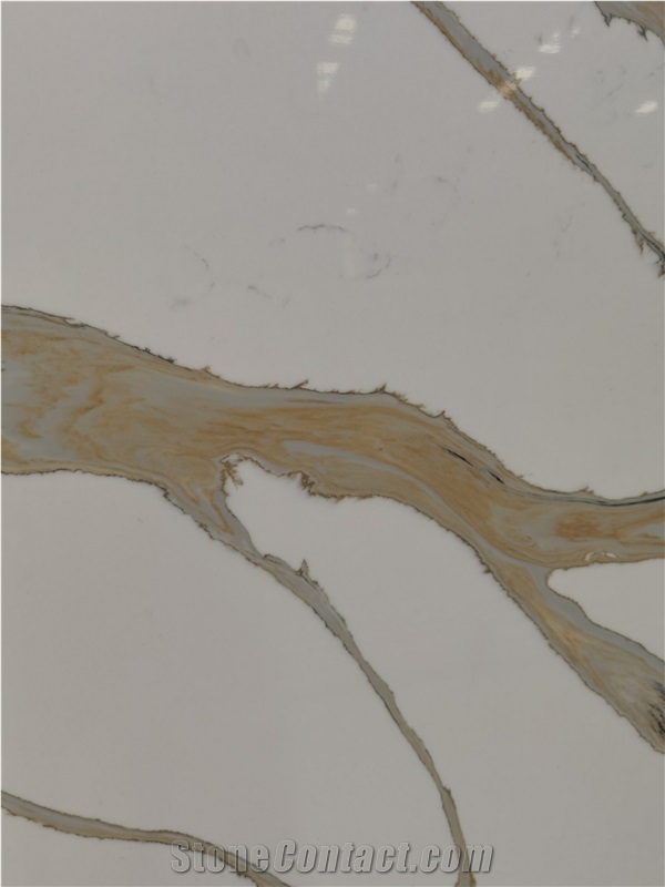 Calacatta Series Calacatta Everest Quartz Big Slab from China