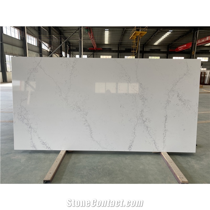 Polished/Honed Concrete Empire White Quartz Big Slab