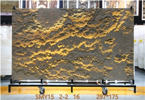 Factory Wholesale Commercial Project Ink Jade Onyx Big Slab