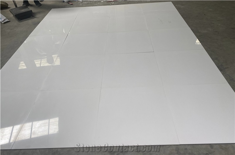 S6810 Super White Polished Porcelain Tile