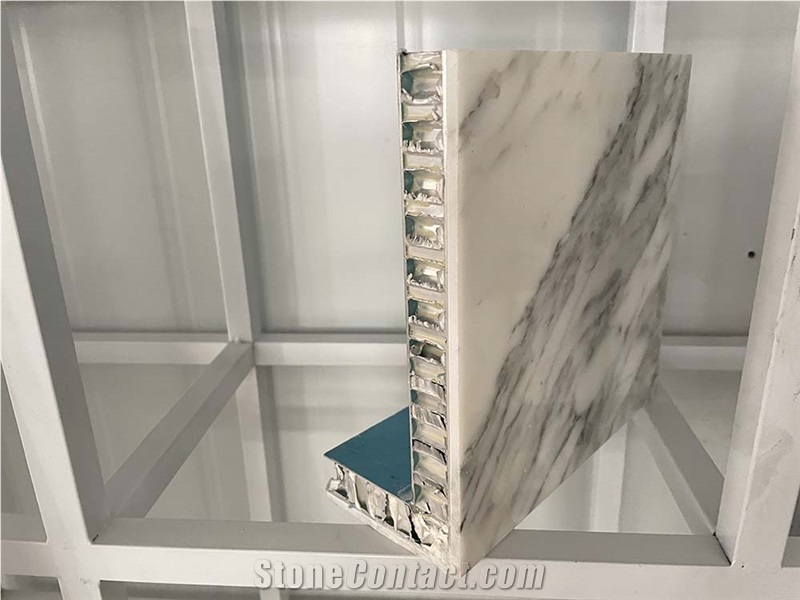 Bianco Calacatta Marble Lightweight Honeycomb Panels