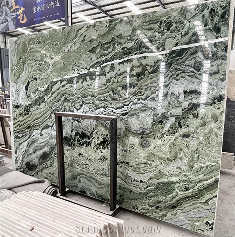 Honeycomb Marble Panel  Verde Kamaleo Marble Composite Tile