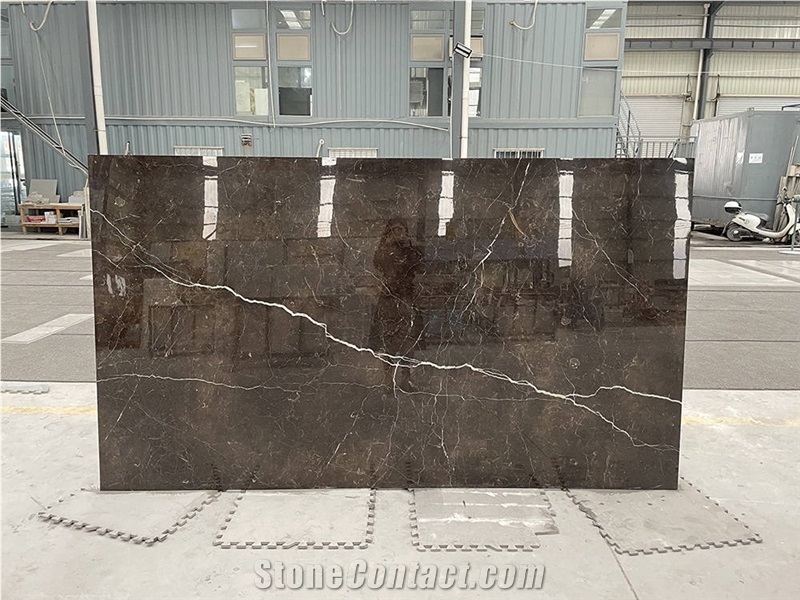 Imperial Brown Marble Laminated Plastic Honeycomb Panels