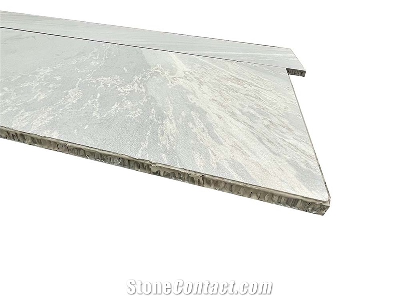 Marble Laminated With Honeycomb Panel Composite Marble Tile